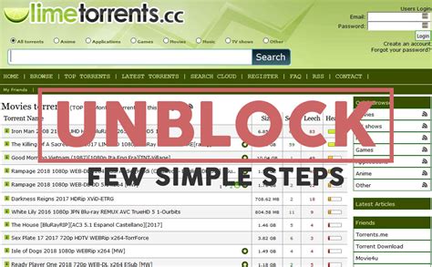How to Unblock Limetorrents In Just a Few Simple Steps.